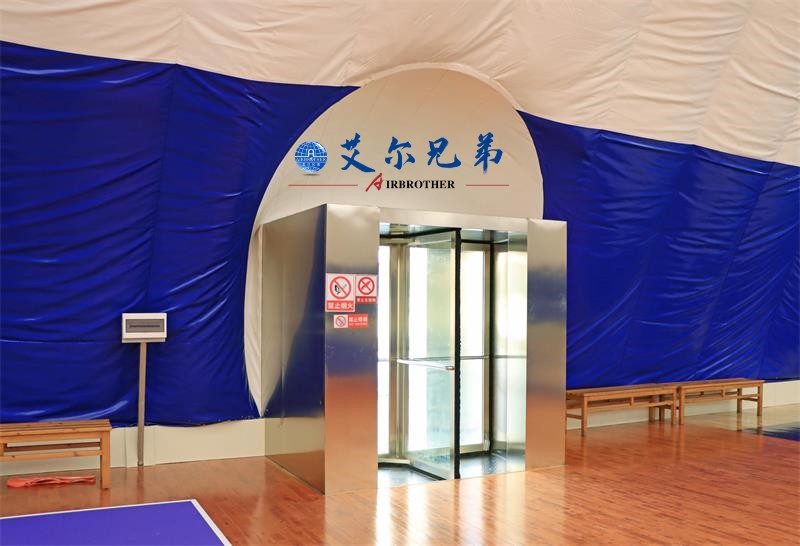 氣膜體育館人員進(jìn)出旋轉(zhuǎn)門(mén)